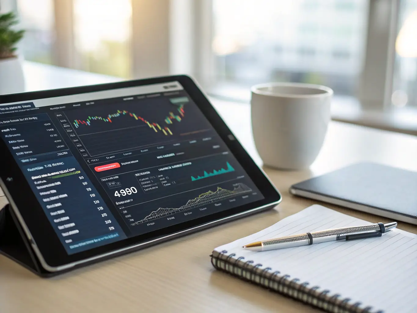 A visually appealing image depicting a diverse portfolio with stocks, bonds, and real estate icons, set against a backdrop of rising market charts, symbolizing diversified investment strategies.